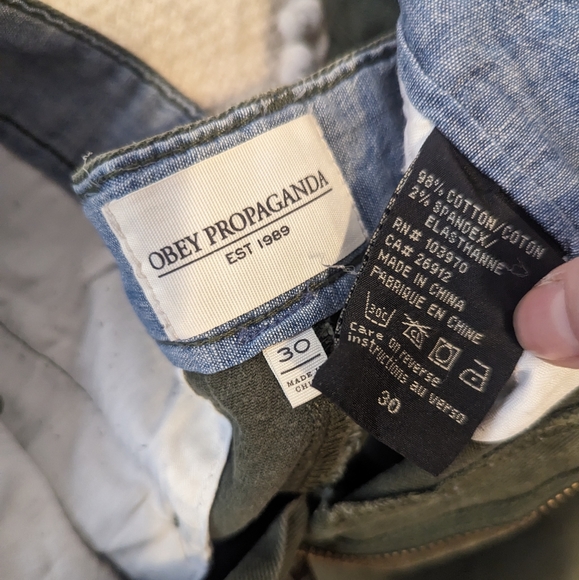 Obey Propaganda men's cotton pant - Picture 3 of 5